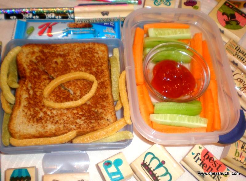 Potato Sandwich for lunch box