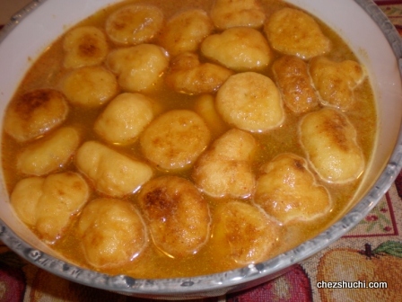 vadas soaked in spice water
