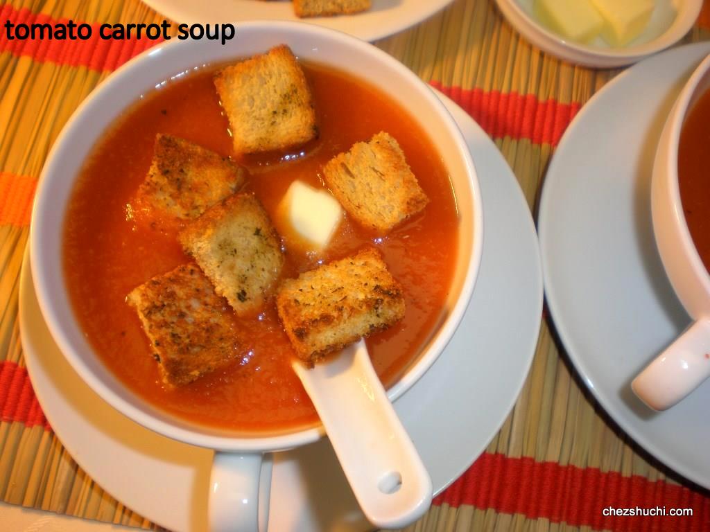 टमाटर और गाजर का सूप