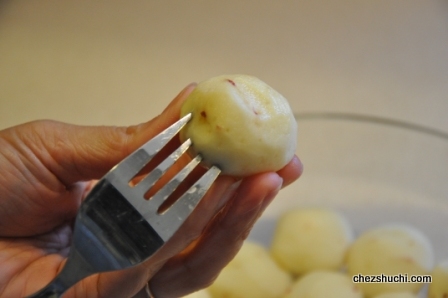 poked potatoes