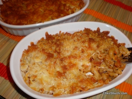 Baked Macaroni with Marinara 