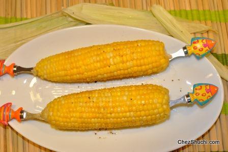 Corn boiling