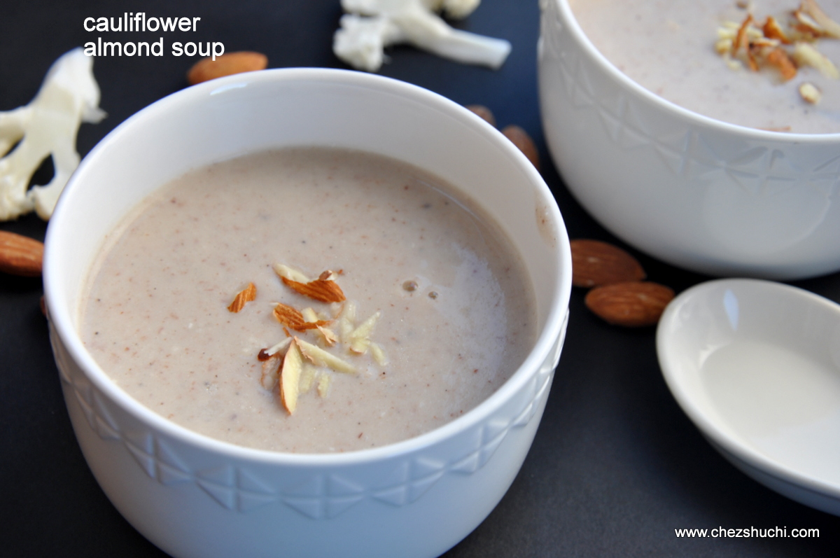 cauliflower almond  soup