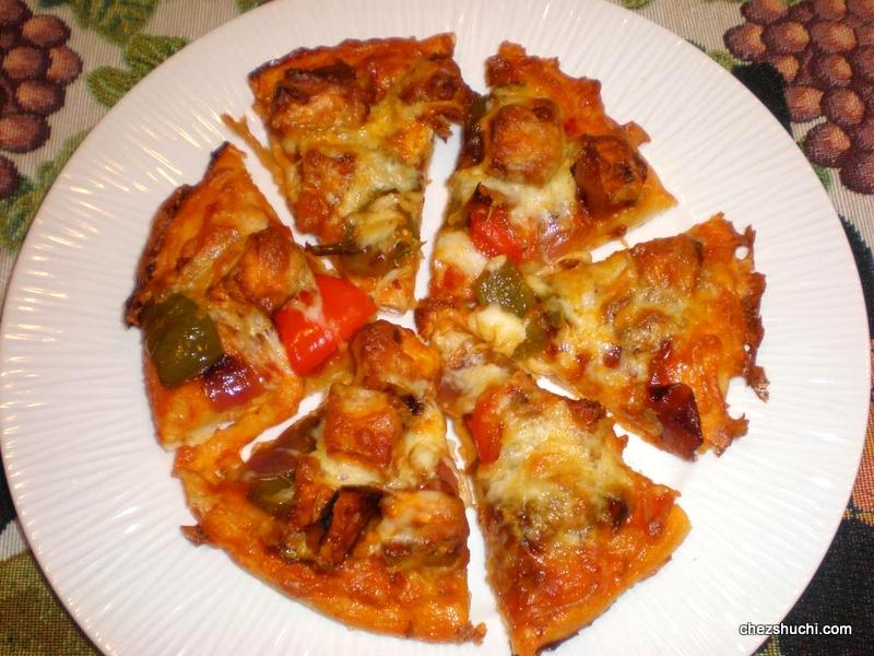 Chili Paneer Pizza