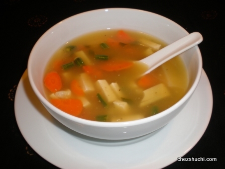 Hot and Sour Veg Soup