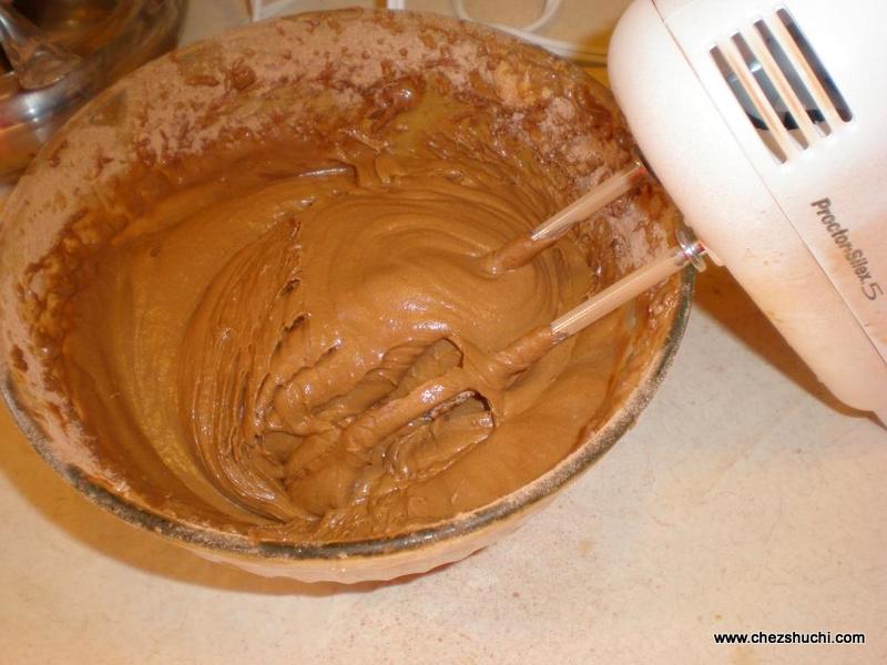 chocolate cake batter