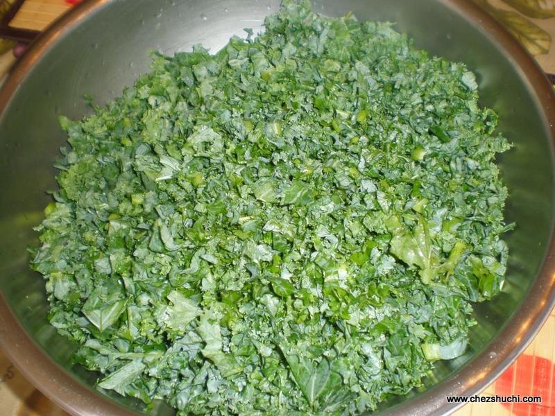 chopped kale