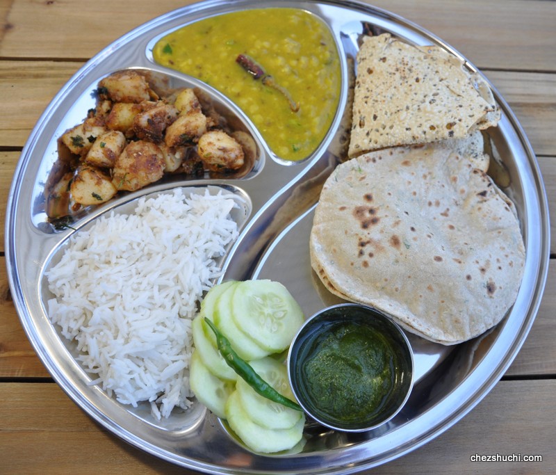 north indian thali