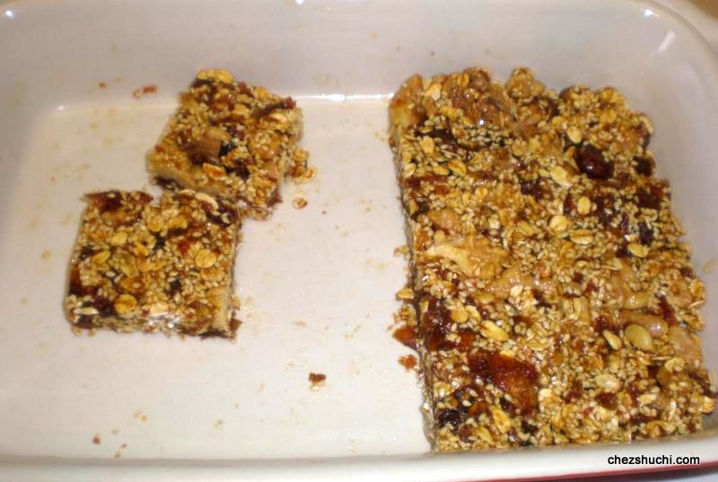 dates and sesame bars 