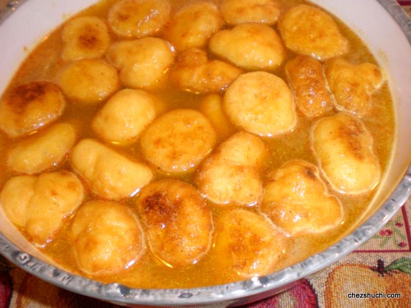vadas soaked in spice water