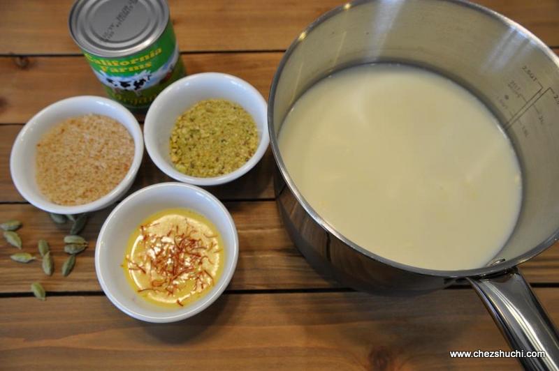 ingredients for kulfi 