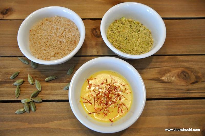 ingredients for kesar pista kulfi