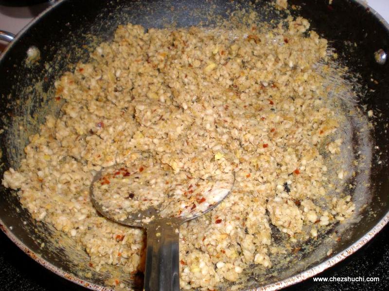 dal frying for kachauri