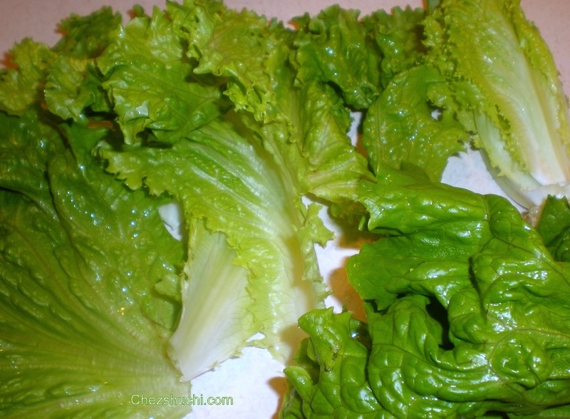 Lettuce leaves