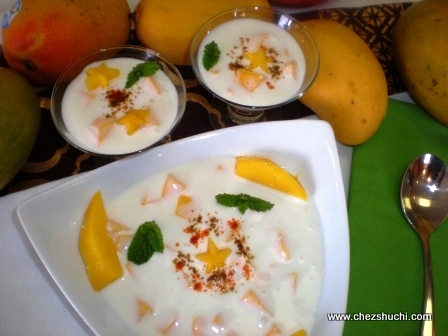 मैंगो रायता - Mango Raita in Hindi