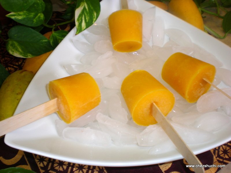 Mango Popsicles