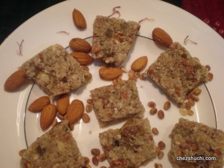   Mewa Pag (Dry fruits dessert) 