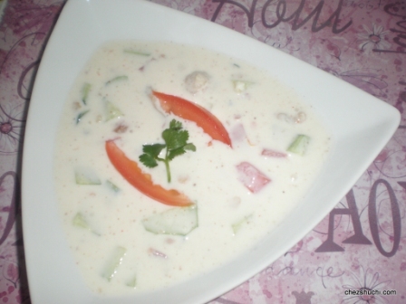 mix veg raita