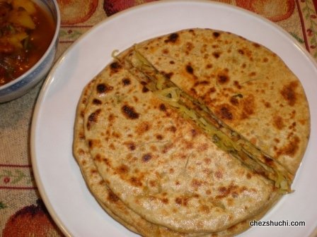 mooli/ radish paratha