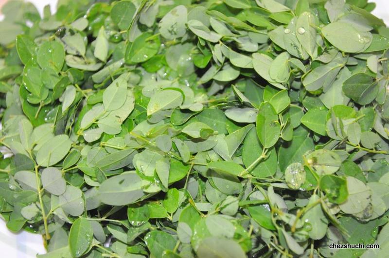 fresh moringa leaves