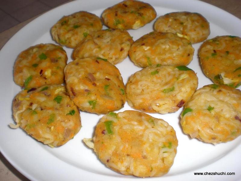 noodle cutlets ready to fry