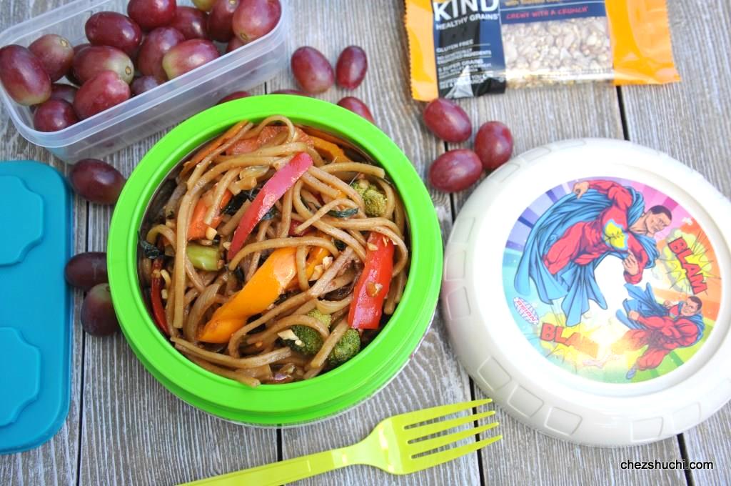 pad thai for lunch box