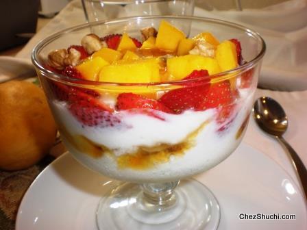 Mango Strawberry Yogurt