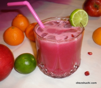 Pomegranate mocktail