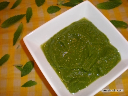 pudina chutney