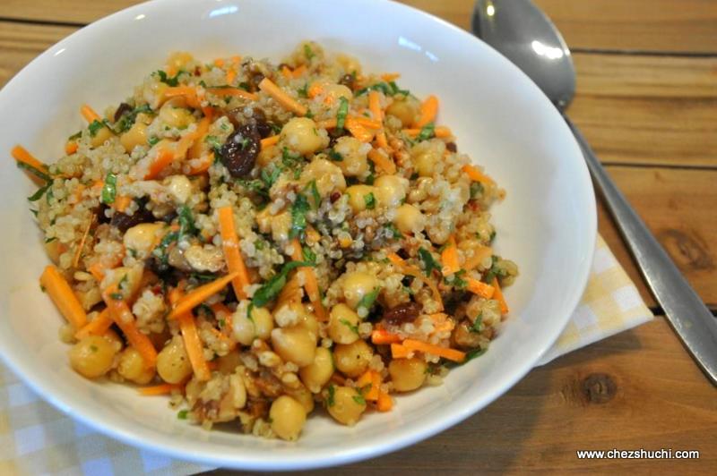 Quinoa Chickpeas Salad