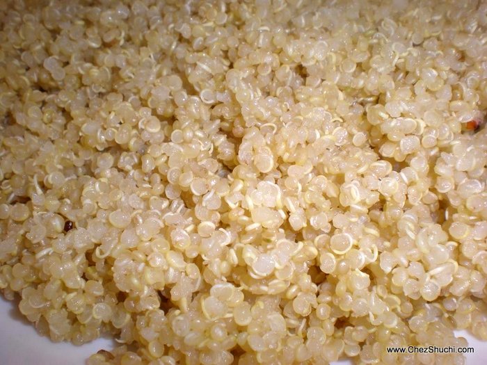 cooked quinoa