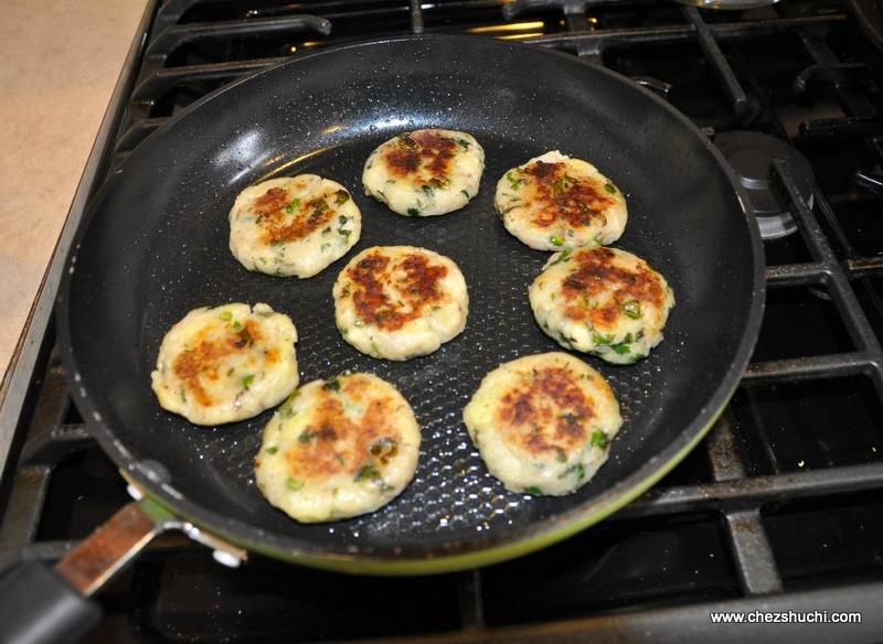 raw banana tikki cooking