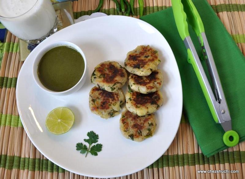 raw banana tikki cooking