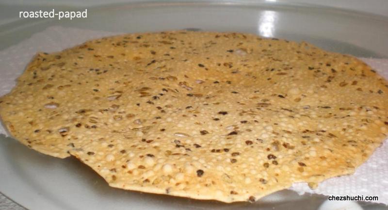 roasted papad