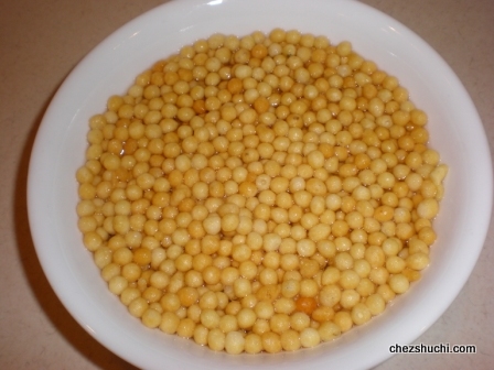 boondi soaked in water