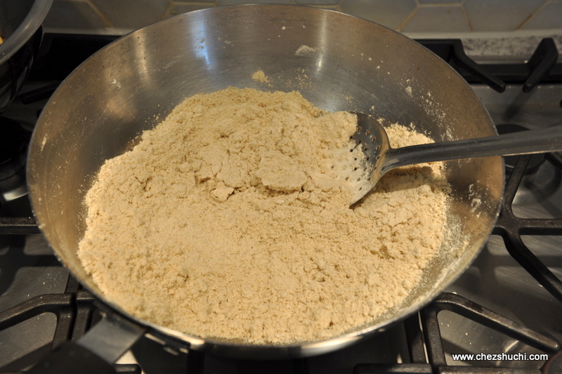 sorghum flour fying