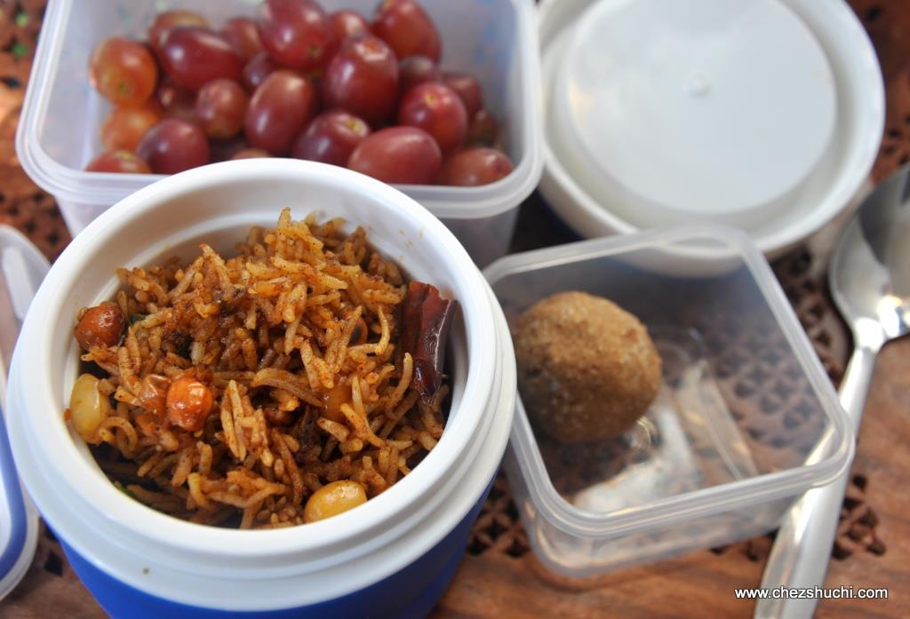 tamarind rice for lunch boxes