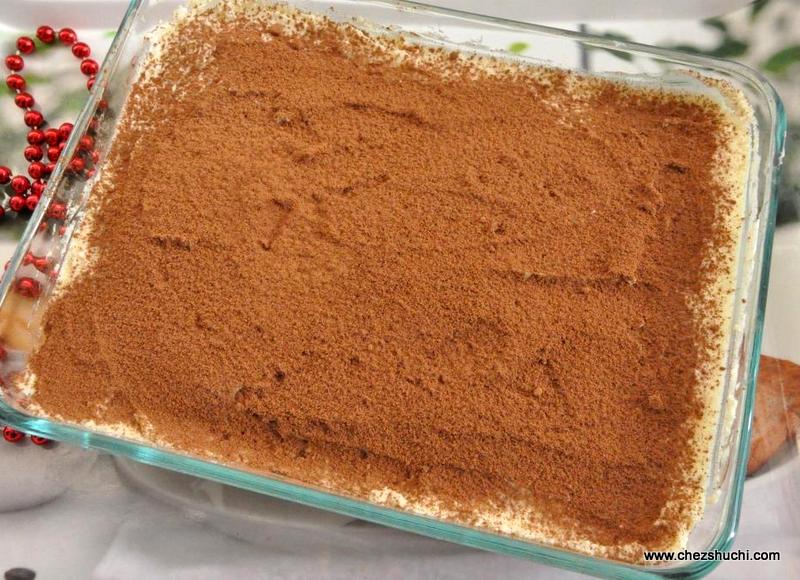 tiramisu cake layering