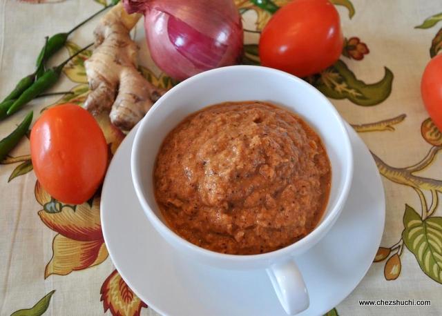 tomato onion chutney