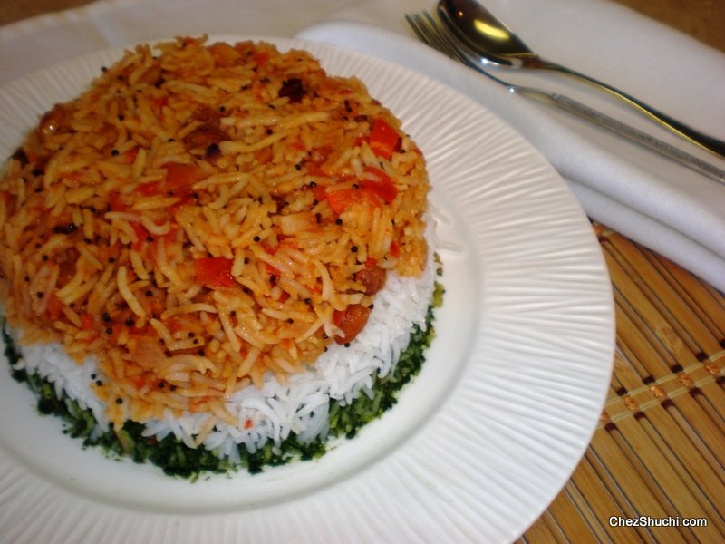 tri color pulav